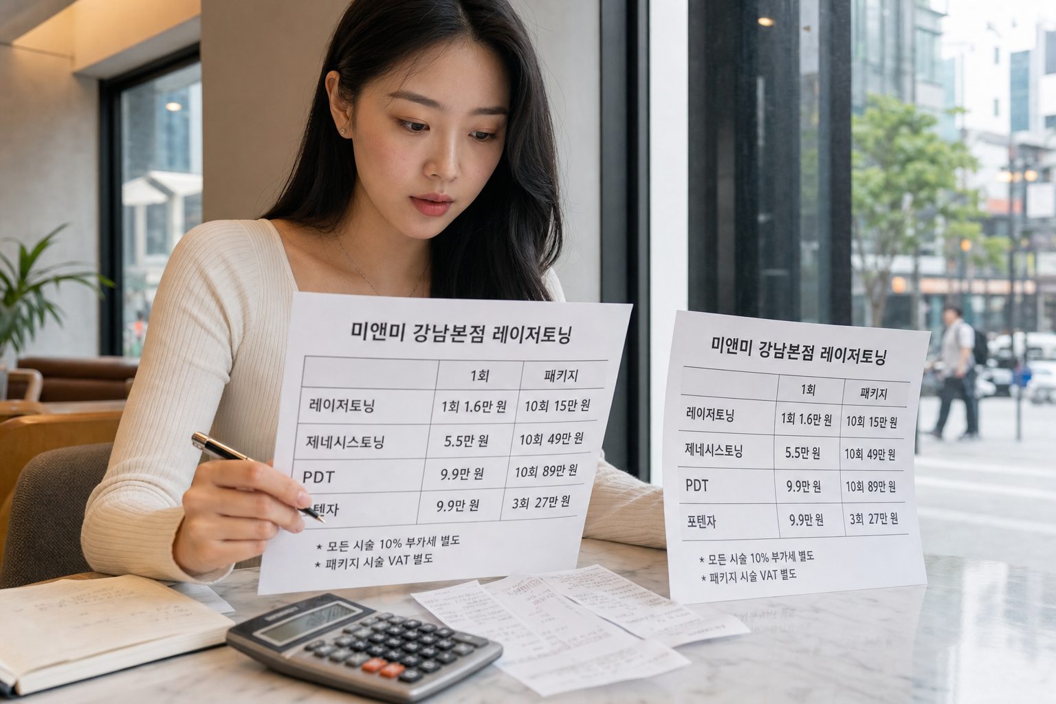 강남 피부과 레이저 가격 종류별 1회·패키지 비용 비교