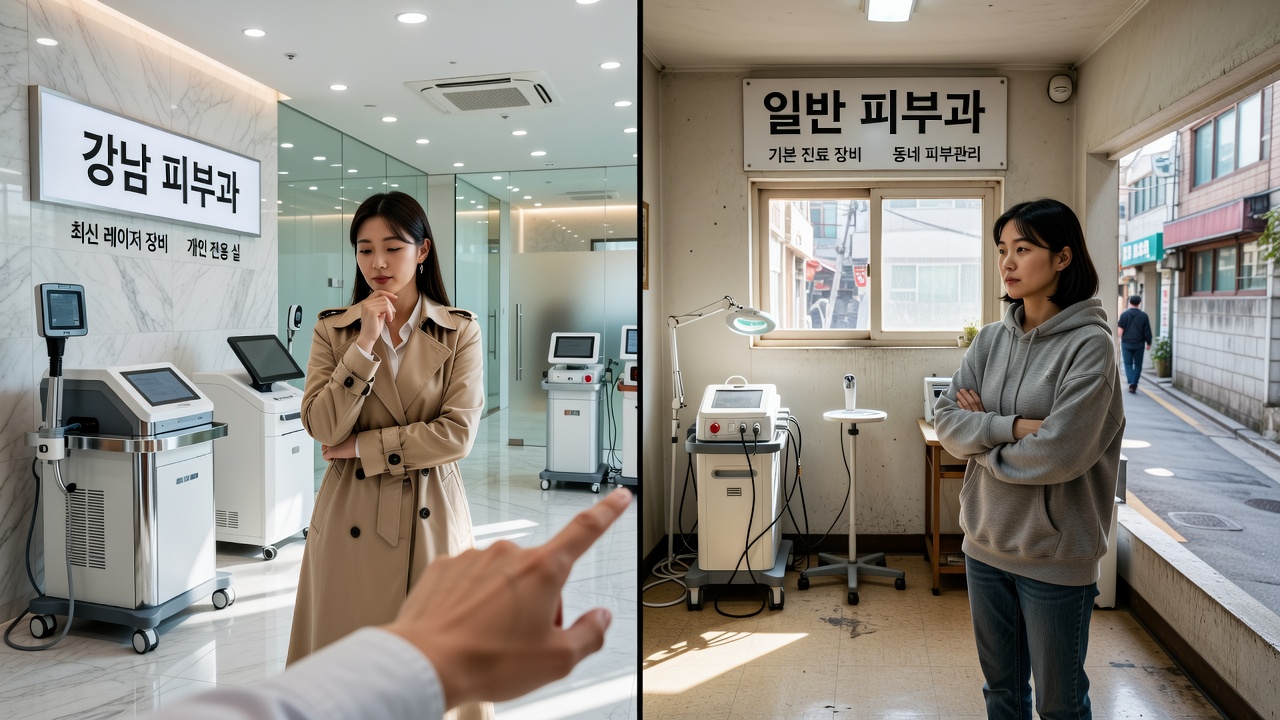 강남 피부과 피부과 vs 일반 피부과 차이점