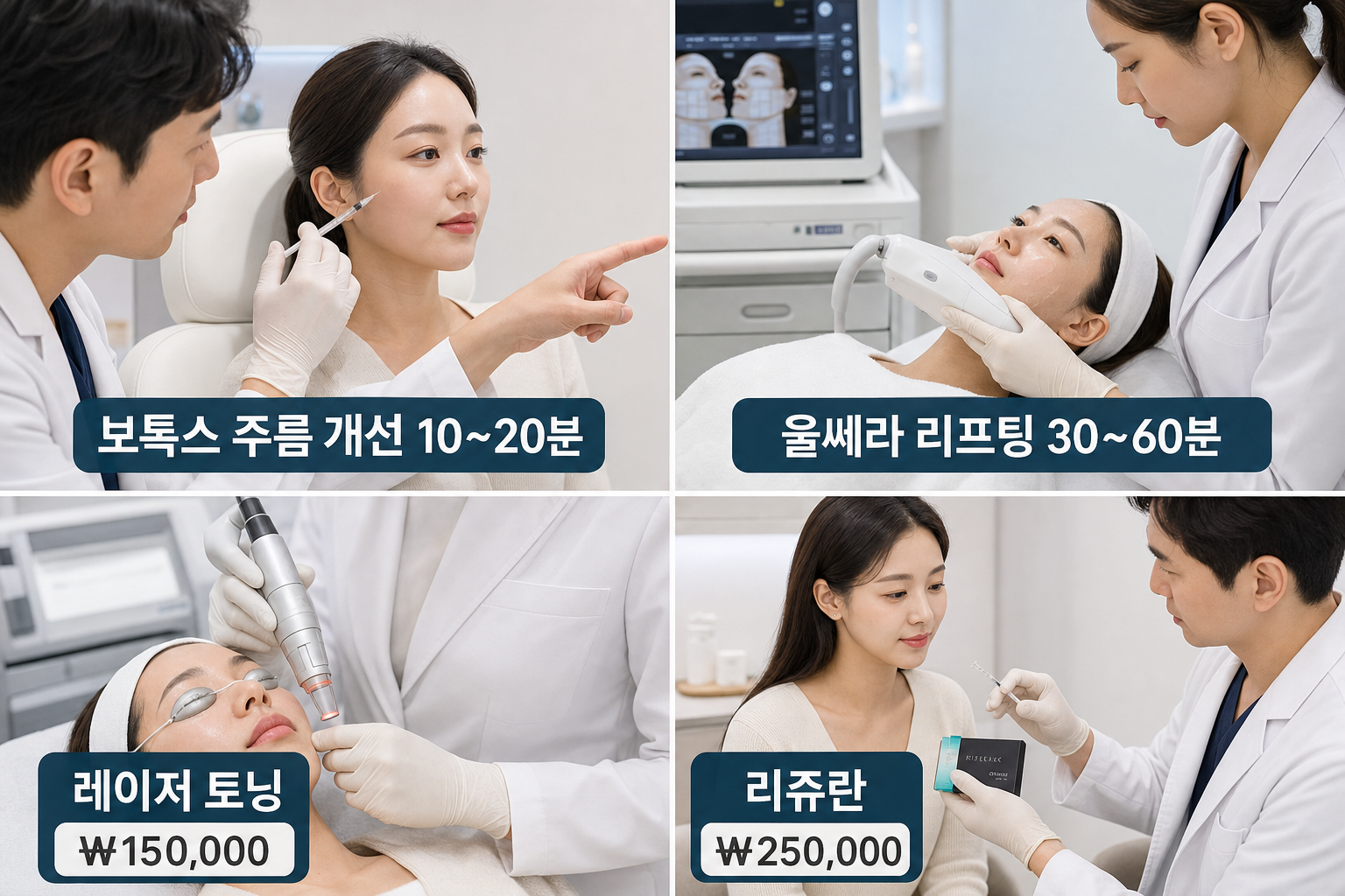 강남 피부과 시술 종합 안내